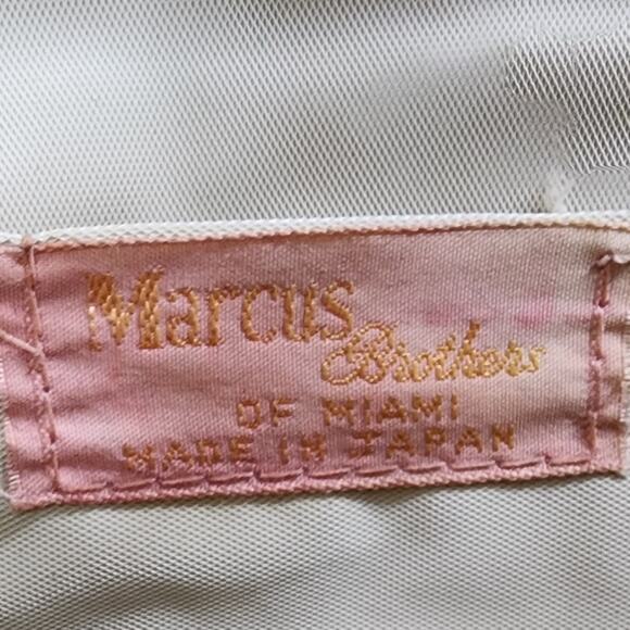 60s Vintage Marcus Brothers Raffia and Wicker Handle Small Tote - Picture 6 of 8